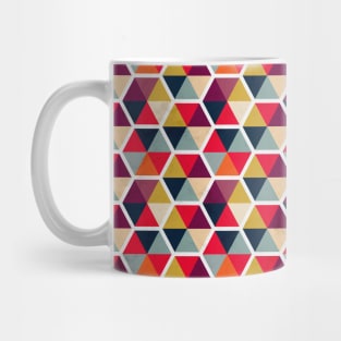 Colorful Umbrellas Geometric Pattern Mug